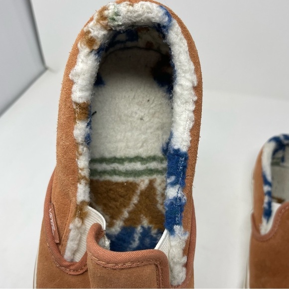 Vans Classic Sunburn Marshmallow Sherpa-Lined Suede Sneakers – Size 8 - Picture 3 of 9